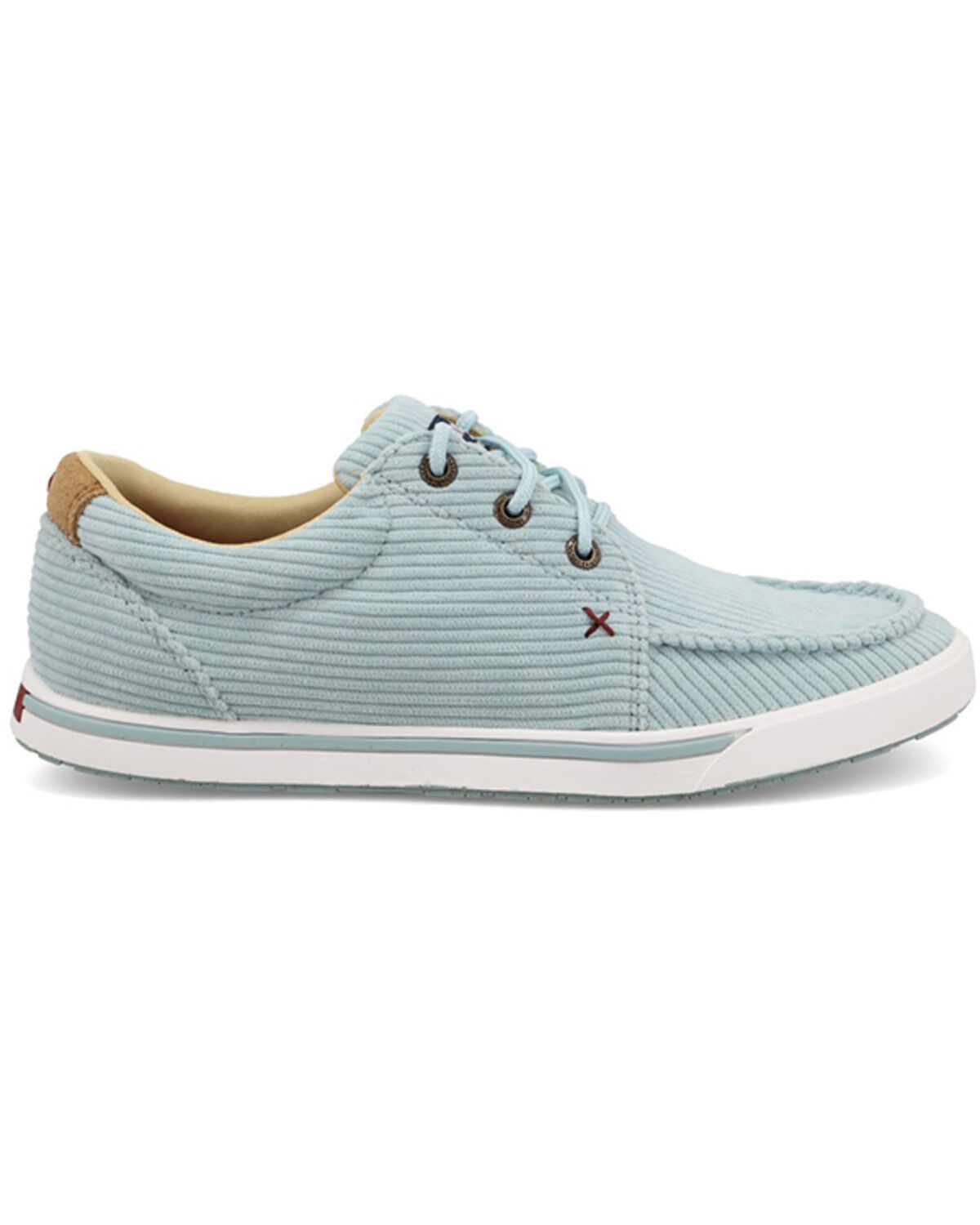 Image #2 - Wrangler by Twisted X Women's Kicks Causal Shoes - Moc Toe, Light Blue, hi-res