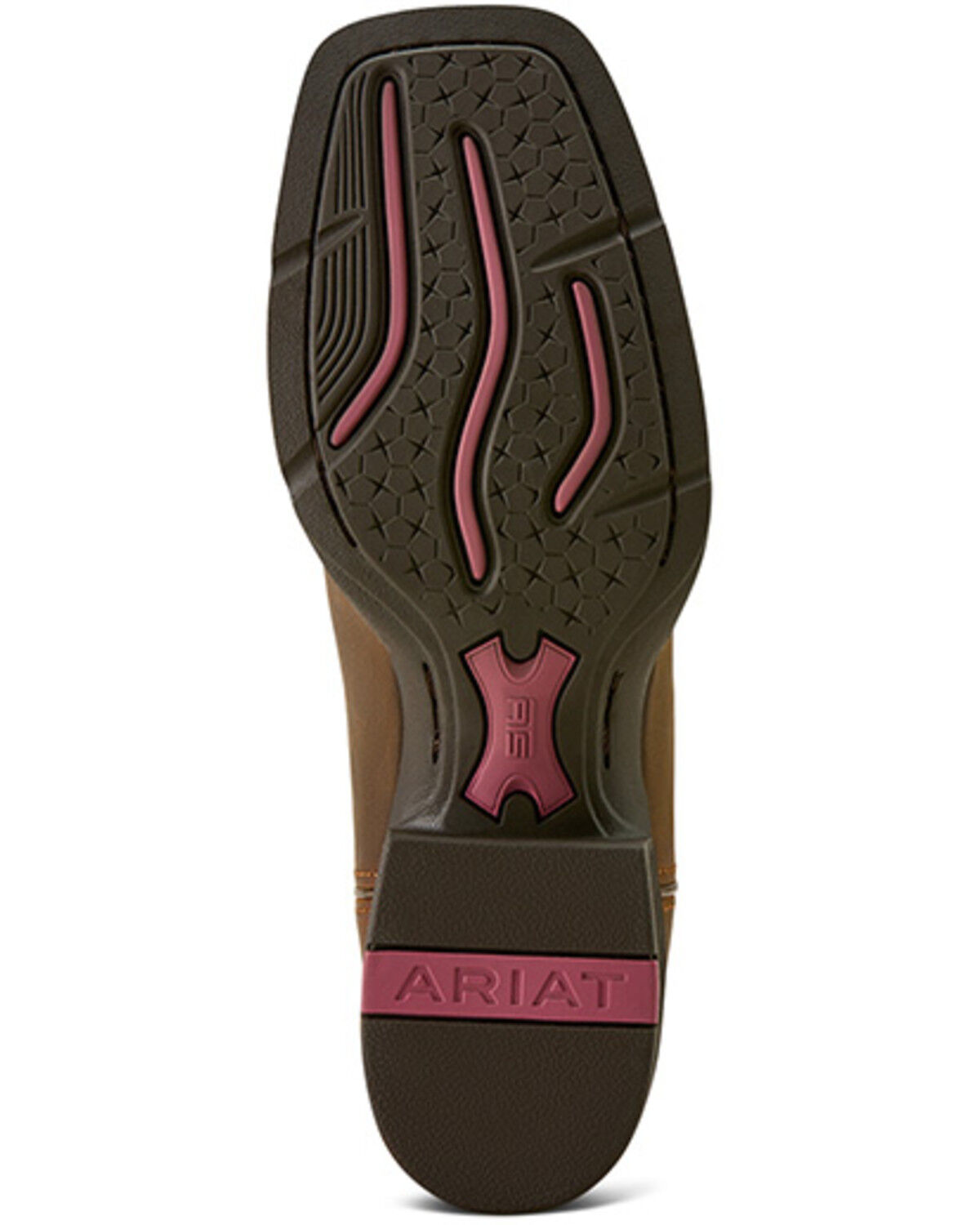 Image #5 - Ariat Women's Round Up StretchFit Western Boots - Broad Square Toe, Brown, hi-res