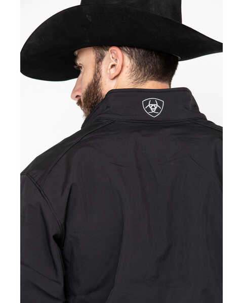 Image #5 - Ariat Men's Black Logo 2.0 Softshell Jacket - Big, Black, hi-res