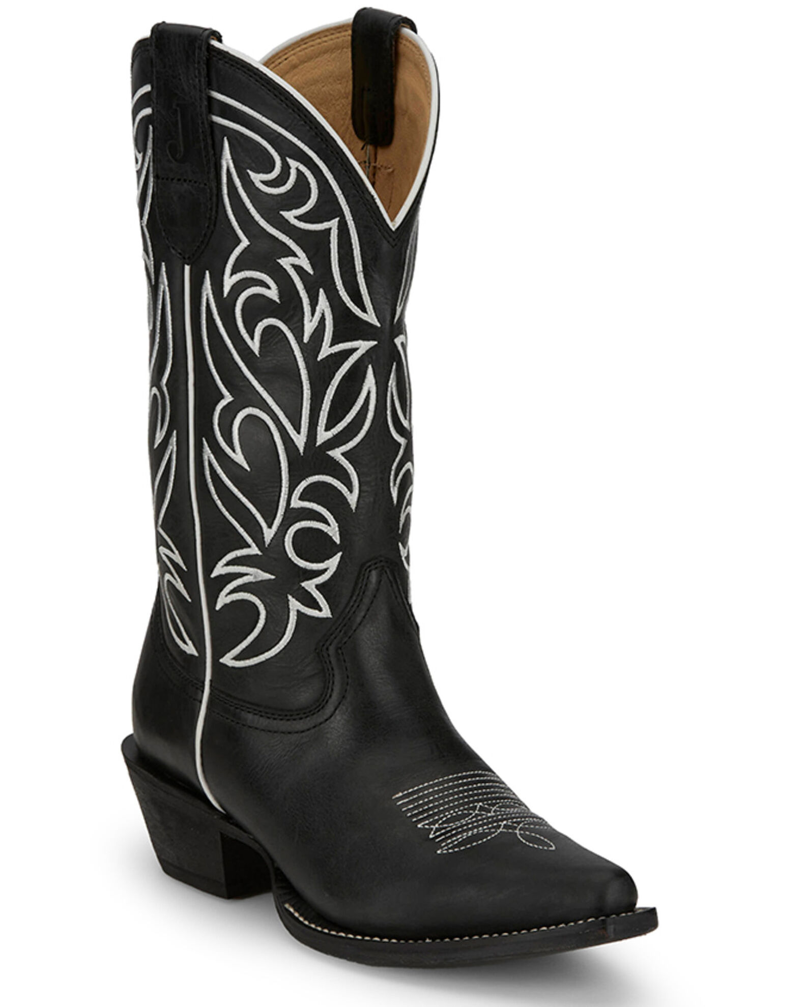 Justin snip toe boots shop