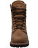 Image #4 - Ad Tec Men's 9" Waterproof Logger Work Boots - Soft Toe, Brown, hi-res