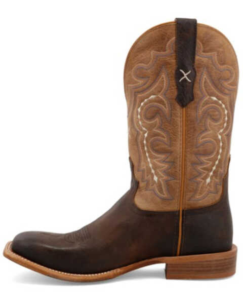 Image #3 - Twisted X Men's Rancher Western Boot - Broad Square Toe , Brown, hi-res
