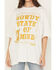 Image #3 - Ariat Women's Howdy Mind Short Sleeve Graphic Tee, Cream, hi-res