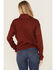 Image #4 - Rock & Roll Denim Women's Southwestern Print Turtleneck Sweater, Rust Copper, hi-res