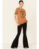 Ali Dee Women's Camel Howdywood Graphic Short Sleeve Tee , Camel, hi-res