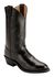 Image #1 - Justin Uniform Western Boots - Round Toe, Black, hi-res