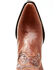Image #6 - Dan Post Women's Chestnut Western Boots - Snip Toe, , hi-res