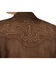 Circle S Men's Embroidered Micro-Suede Sport Coat , Chestnut, hi-res