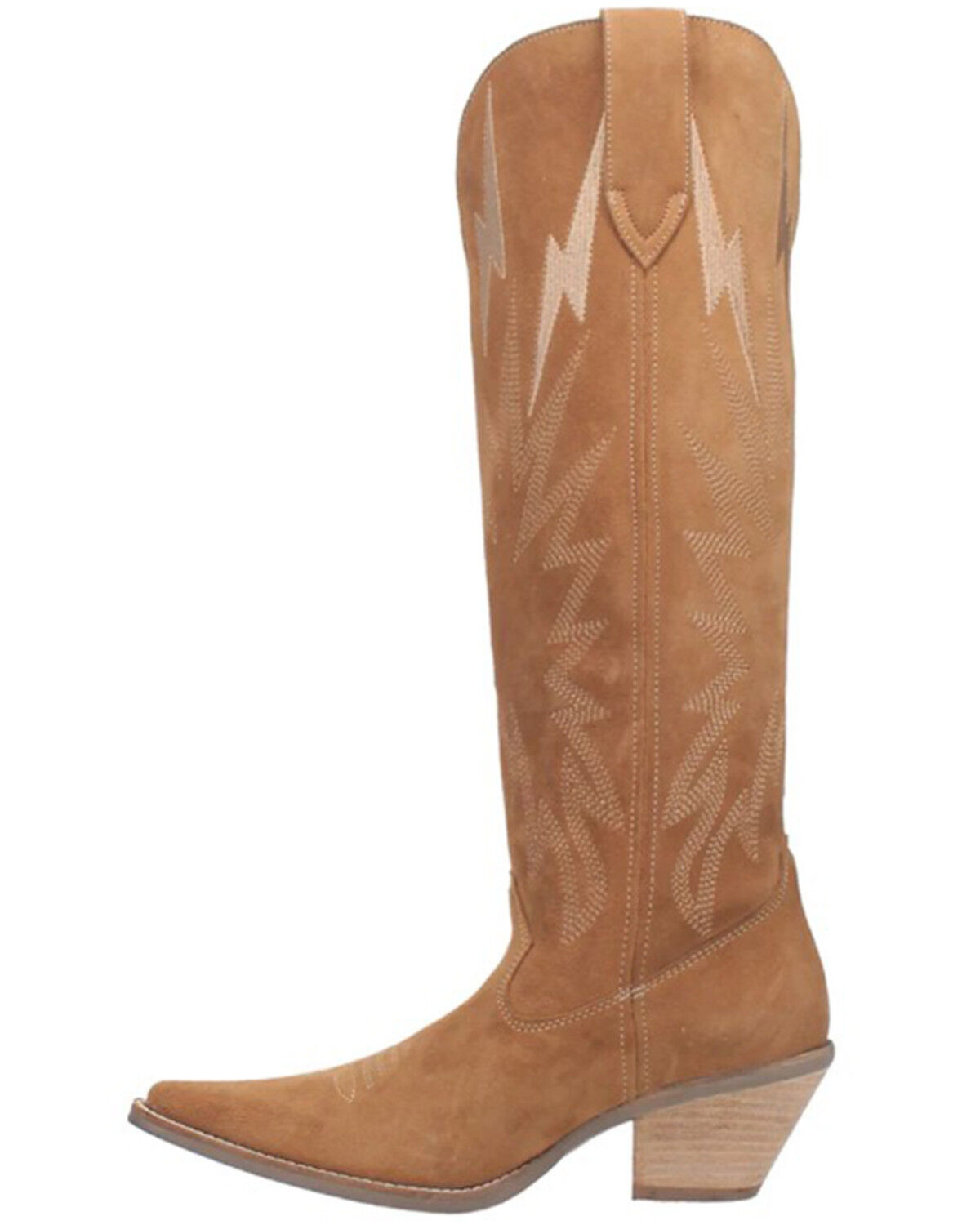 Image #3 - Dingo Women's Thunder Road Western Performance Boots - Snip Toe, Camel, hi-res