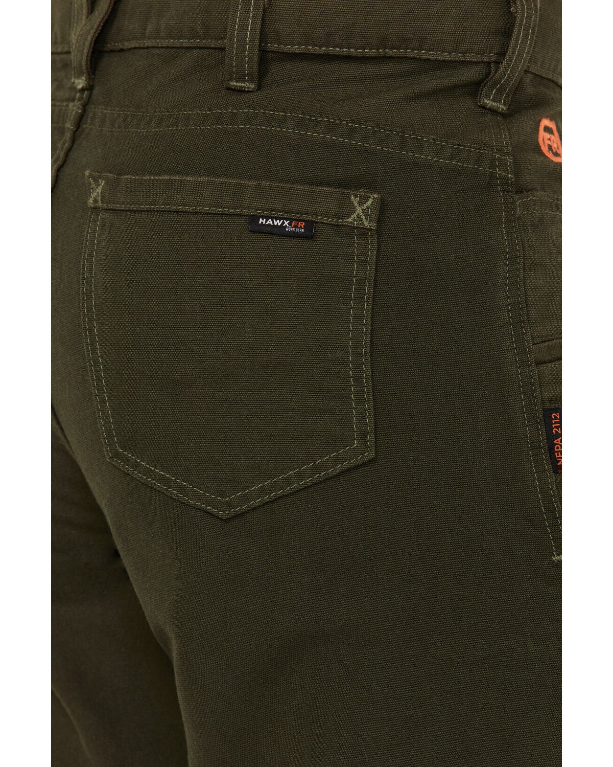Image #4 - Hawx Men's FR Canvas Pants, Forest Green, hi-res