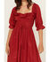 Image #3 - Wild Moss Women's Embroidered Half Sleeve Maxi Dress, , hi-res