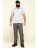 Carhartt Men's Grey Force Cotton Pocket Polo Work Shirt , Heather Grey, hi-res