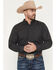 Image #1 - Ariat Men's Pro Series Thorn Checkered Print Fitted Long Sleeve Button-Down Western Shirt, Black, hi-res