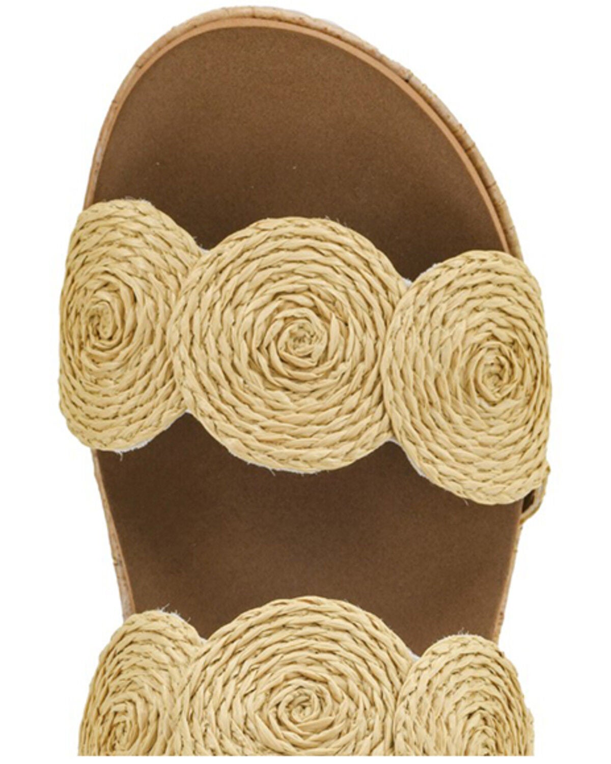 Image #4 - Corkys Women's Make A Toast Wedge Sandals, Natural, hi-res