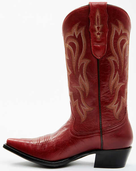 Image #5 - Shyanne Women's Lucille Western Boots - Snip Toe, Red, hi-res