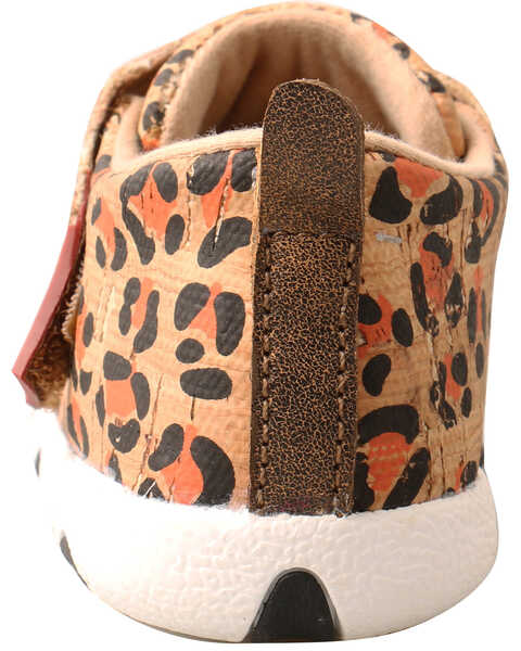 Twisted X Infant Girls' Leopard Print Boots - Moc Toe, Tan, hi-res