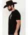 Image #4 - Howitzer Men's Skull Short Sleeve T-Shirt, Black, hi-res