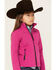 Image #2 - Shyanne Girls' Contrast Zip Softshell Jacket, , hi-res