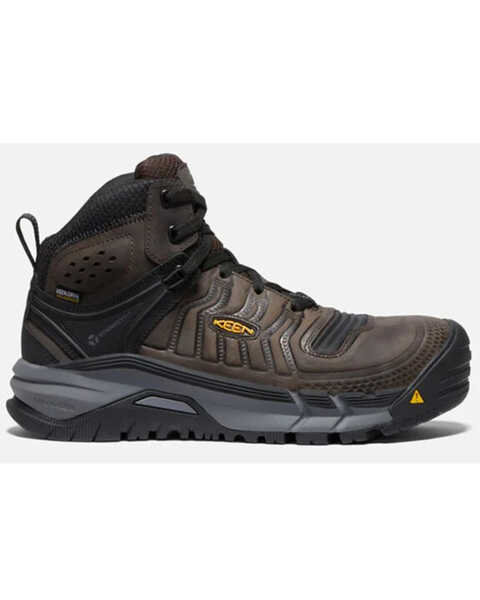 Image #2 - Keen Men's Kansas City Mid Lace-Up Waterproof Work Boots - Carbon Toe, Coffee, hi-res