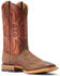 Image #1 - Ariat Men's Arena Winner Western Performance Boots - Broad Square Toe, Brown, hi-res