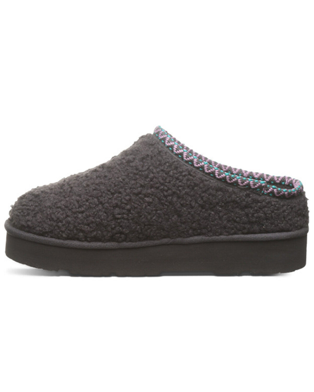 Image #3 - Bearpaw Women's Snuggle Martis Slippers, Charcoal, hi-res