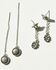 Image #2 - Idyllwind Women's Claude Antique Earring Set - 5 Piece, Silver, hi-res