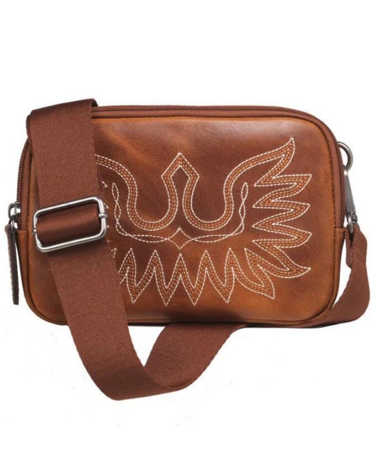 Image #1 - Ariat Women's Casanova Belt Bag, Brown, hi-res