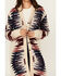 Image #3 - Shyanne Women's Southwestern Print Long Sleeve Button-Down Long Cardigan, Beige, hi-res