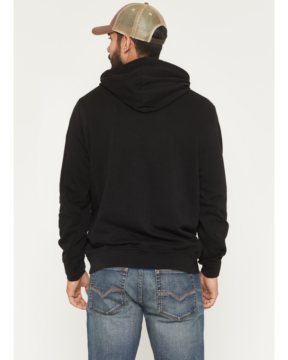 Image #4 - Moonshine Spirit&reg; Men's Mealer Logo Hooded Sweatshirt, Black, hi-res