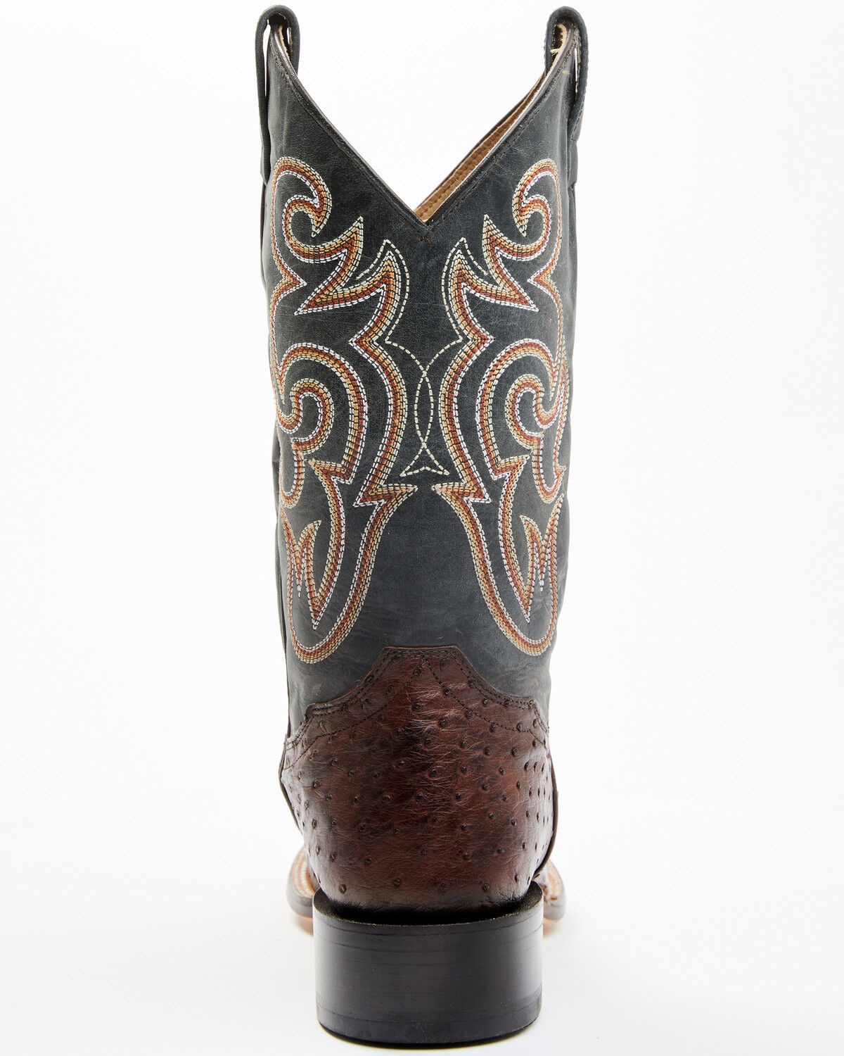 Image #5 - Cody James Men's Exotic Full Quill Ostrich Western Boots - Broad Square Toe, Chocolate, hi-res