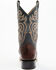 Image #5 - Cody James Men's Exotic Full Quill Ostrich Western Boots - Broad Square Toe, Chocolate, hi-res