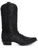 Image #2 - Corral Men's Embroidered Western Boots - Snip Toe, Black, hi-res