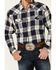 Image #3 - Cody James Men's Sawmill Buffalo Check Plaid Print Long Sleeve Snap Western Flannel Shirt - Big & Tall, , hi-res