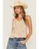 Image #1 - Shyanne Women's Smocked Back Eyelet Cami, , hi-res