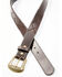 Image #2 - Cody James Men's Tonal Leather Stitch Belt, Brown, hi-res