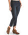 Image #4 - Tractr Women's Front Fray Panel Step Hem Jeans, Indigo, hi-res