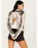 Image #1 - Idyllwind Women's Desert Bloom Metallic Thunderbird Jacket, Cherry, hi-res