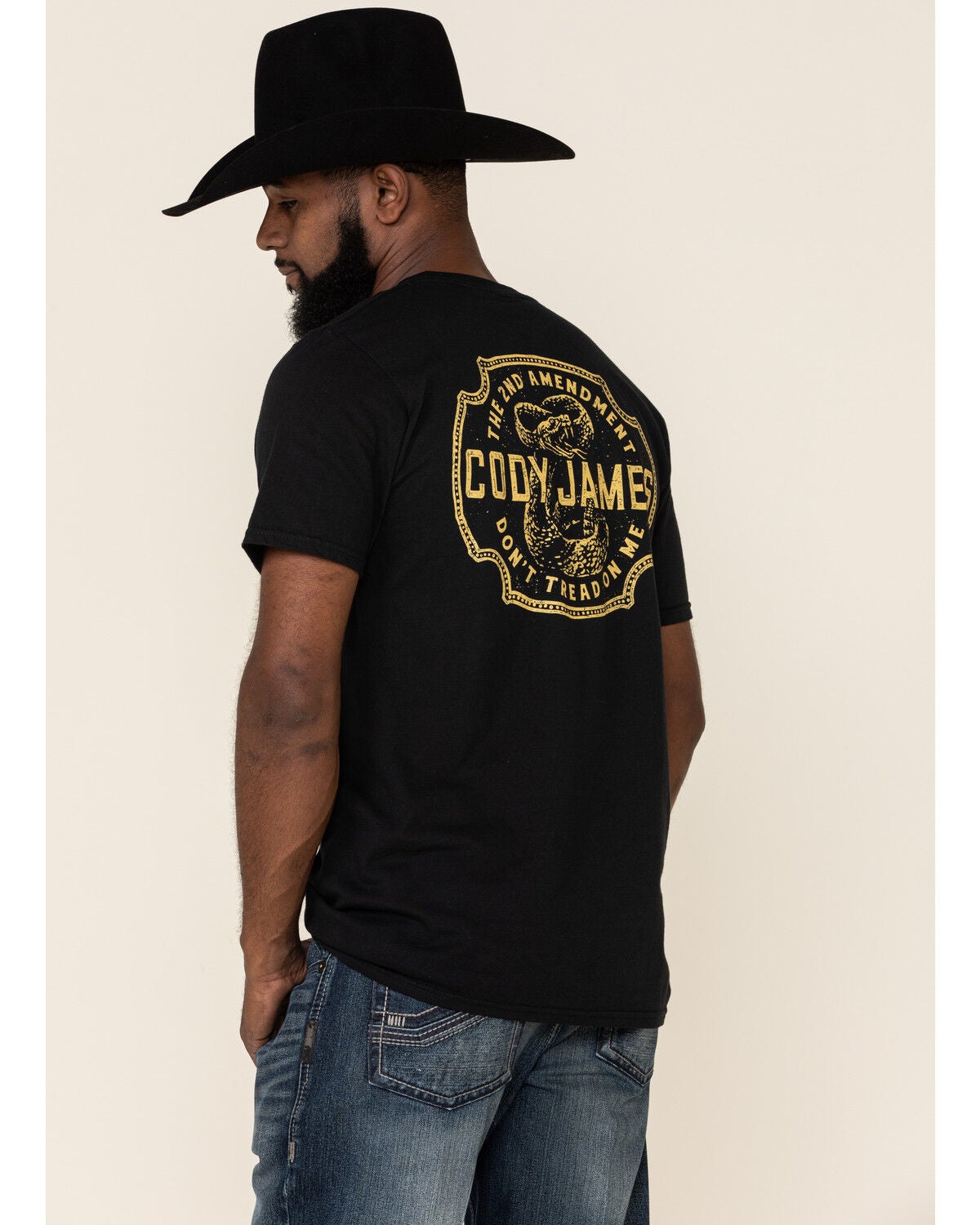 Black Snake Buckle Graphic T-Shirt 