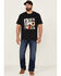Image #2 - Wrangler X Fender Men's Archives Vintage Graphic T-Shirt, Black, hi-res