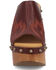 Image #4 - Dingo Women's Free Spirit Wooden Sandals, Wine, hi-res