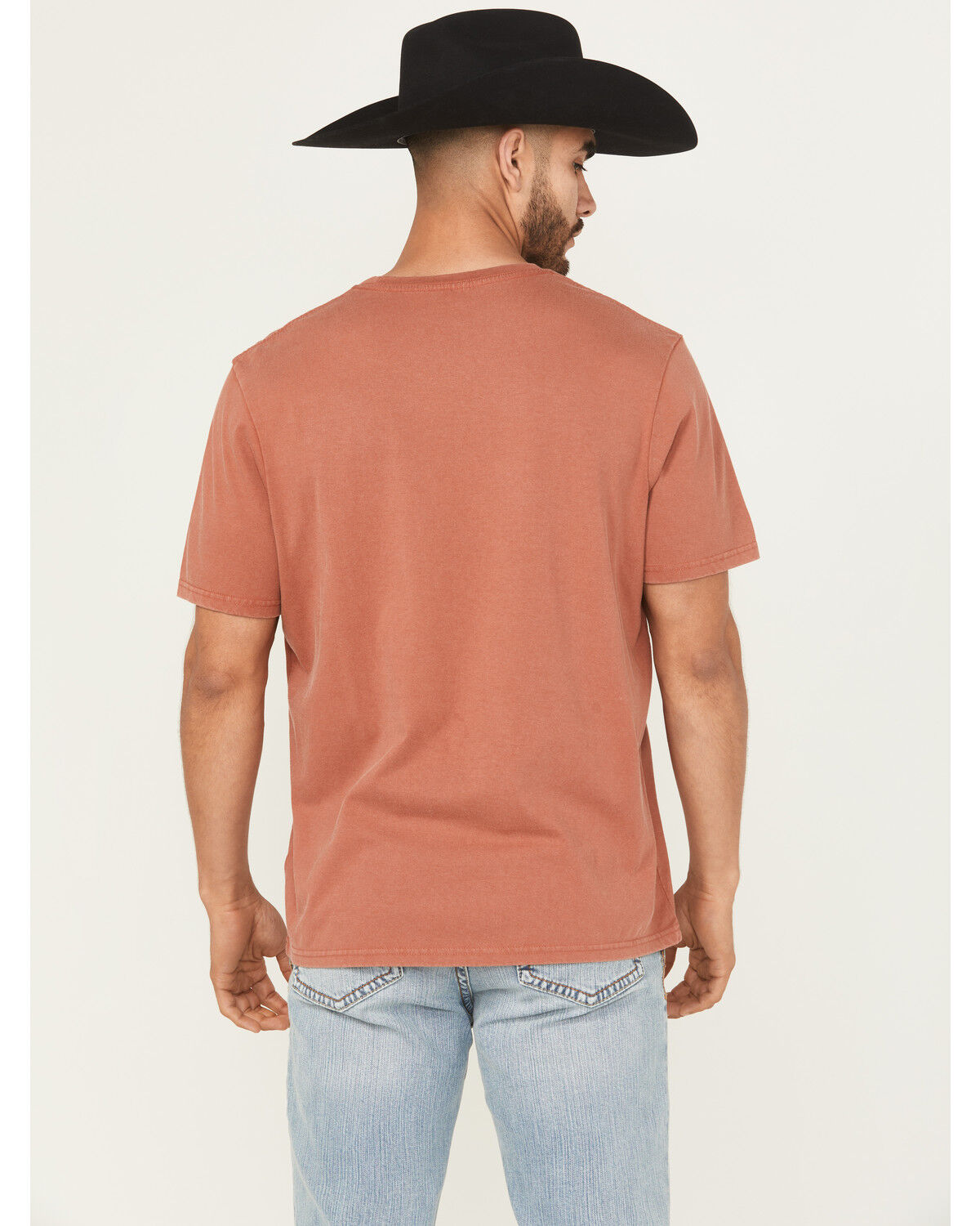 Image #4 - Wrangler Men's Eagle Short Sleeve Graphic T-Shirt, Rust Copper, hi-res