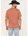 Image #4 - Wrangler Men's Eagle Short Sleeve Graphic T-Shirt, Rust Copper, hi-res