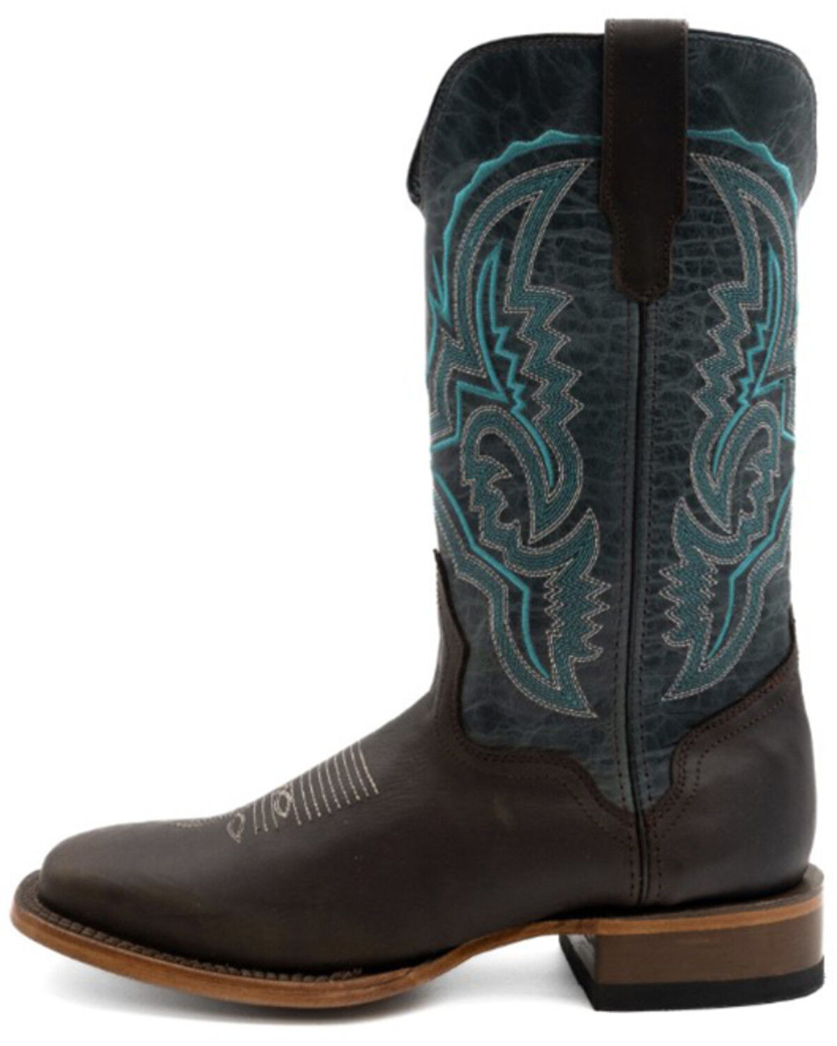 Image #3 - Ferrini Men's Clint Tall Western Boots - Broad Square Toe, Chocolate, hi-res