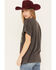 Image #2 - Girl Dangerous Women's Music City Nashville Relaxed Graphic Tee, Black, hi-res