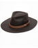 Image #1 - Outback Trading Co Men's Kodiak Oilskin Sun Hat, Brown, hi-res