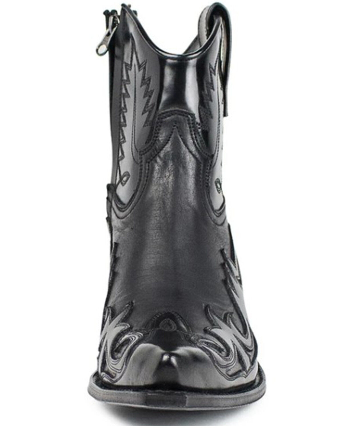 Image #3 - Sendra Women's Gabby Western Booties - Snip Toe, Black, hi-res