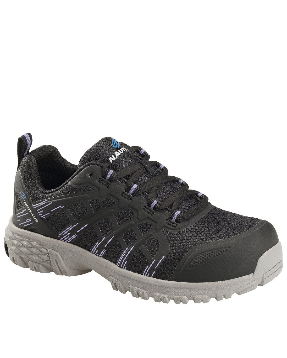 Nautilus Women's Stratus Slip Resisting Work Shoes - Composite Toe, Black, hi-res