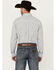 Image #4 - George Strait by Wrangler Plaid Print Long Sleeve Button-Down Stretch Western Shirt - Big, White, hi-res