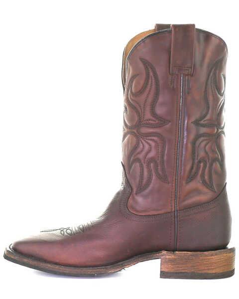 Image #3 - Corral Men's Chocolate Embroidery Western Boots - Broad Square Toe, Chocolate, hi-res