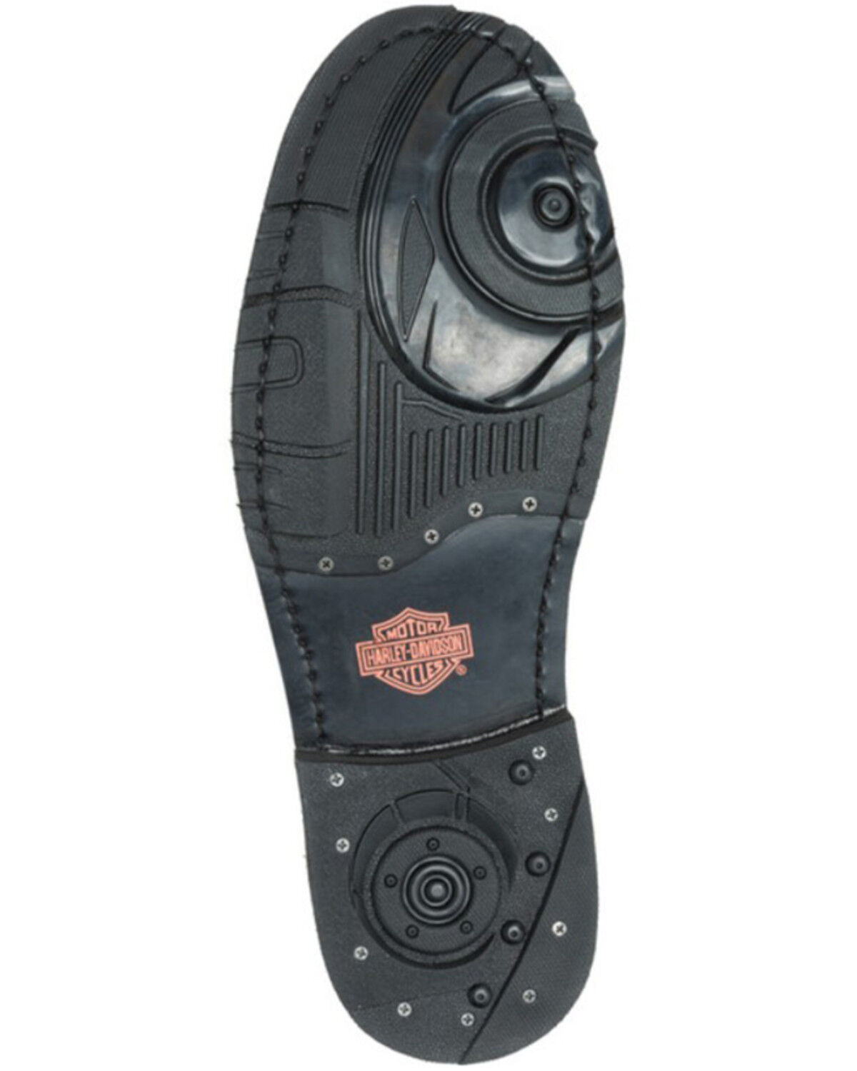 Image #4 - Harley Davidson Men's Vintage Motorcycle Boots - Round Toe, Grey, hi-res